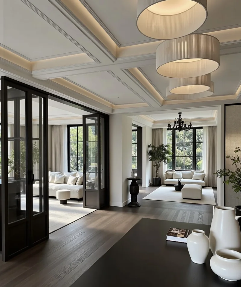 automatic sectional garage doors for smart residential projects