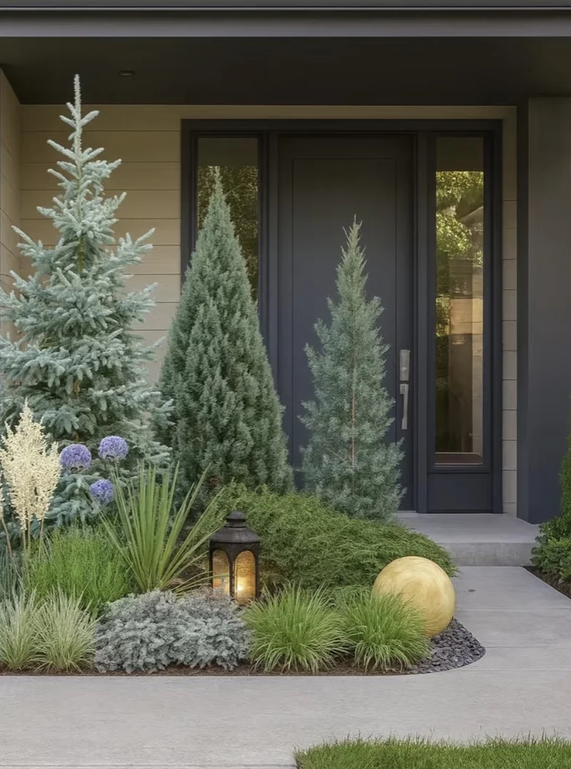 Garden doors for retail store outdoor displays