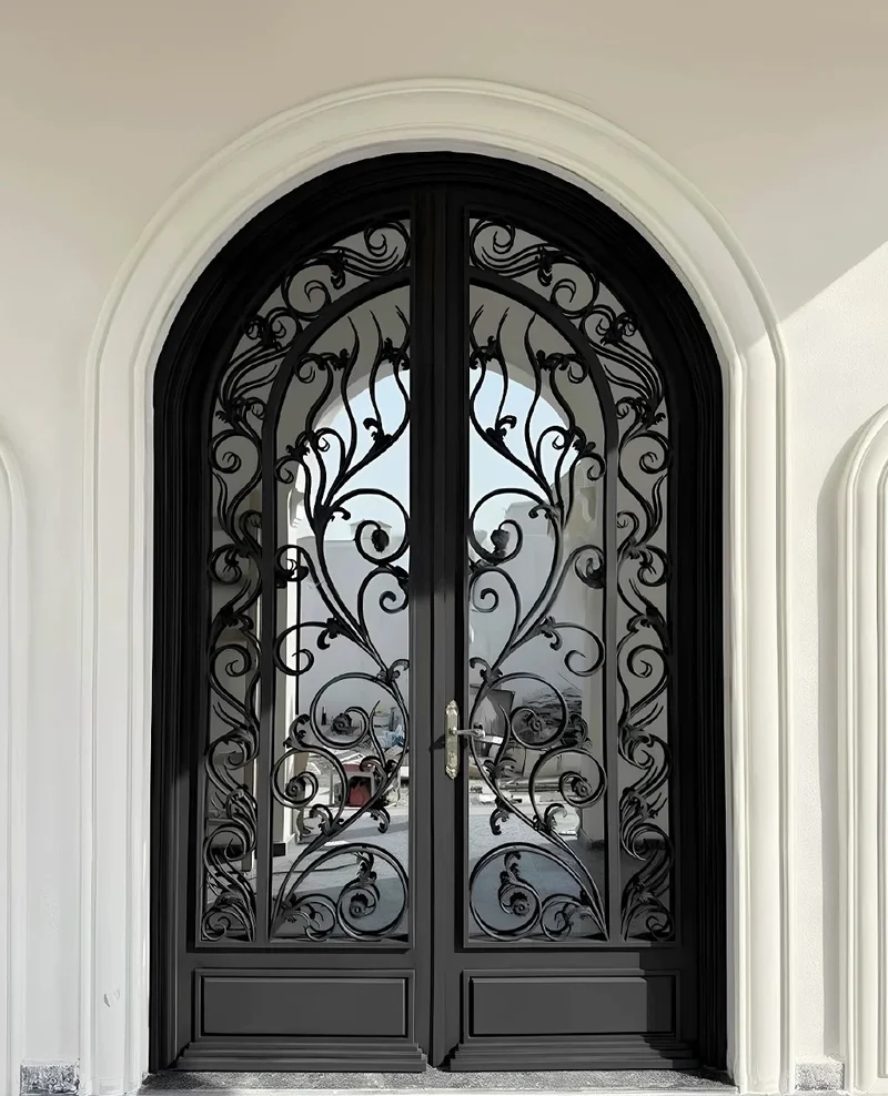 Garden door CAD design for landscape architecture plans
