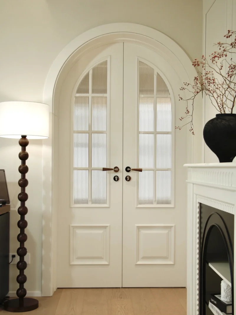 Swing Garden Doors with Decorative Hardware: Enhancing Cottage-Style Home Charm