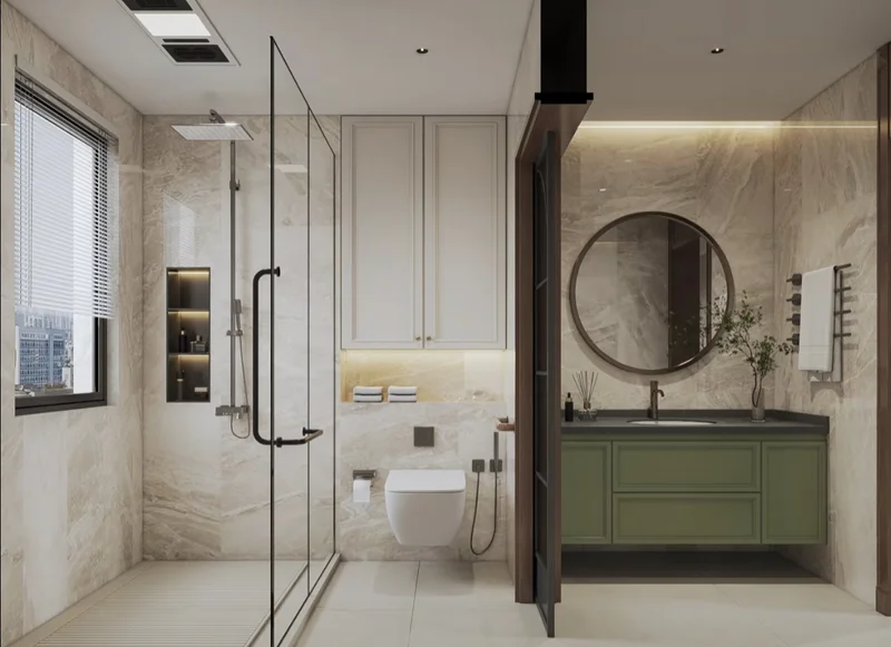Aluminum glass door export to Middle East with weather resistance