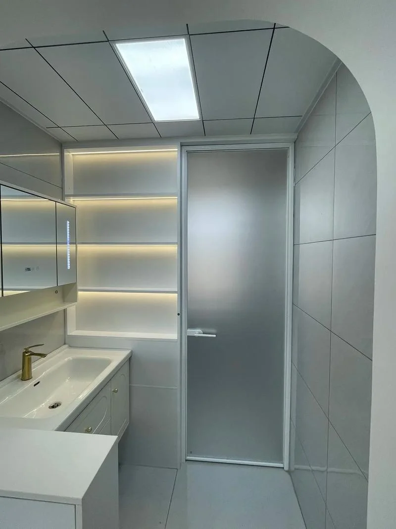 Aluminum glass door export to Middle East with weather resistance