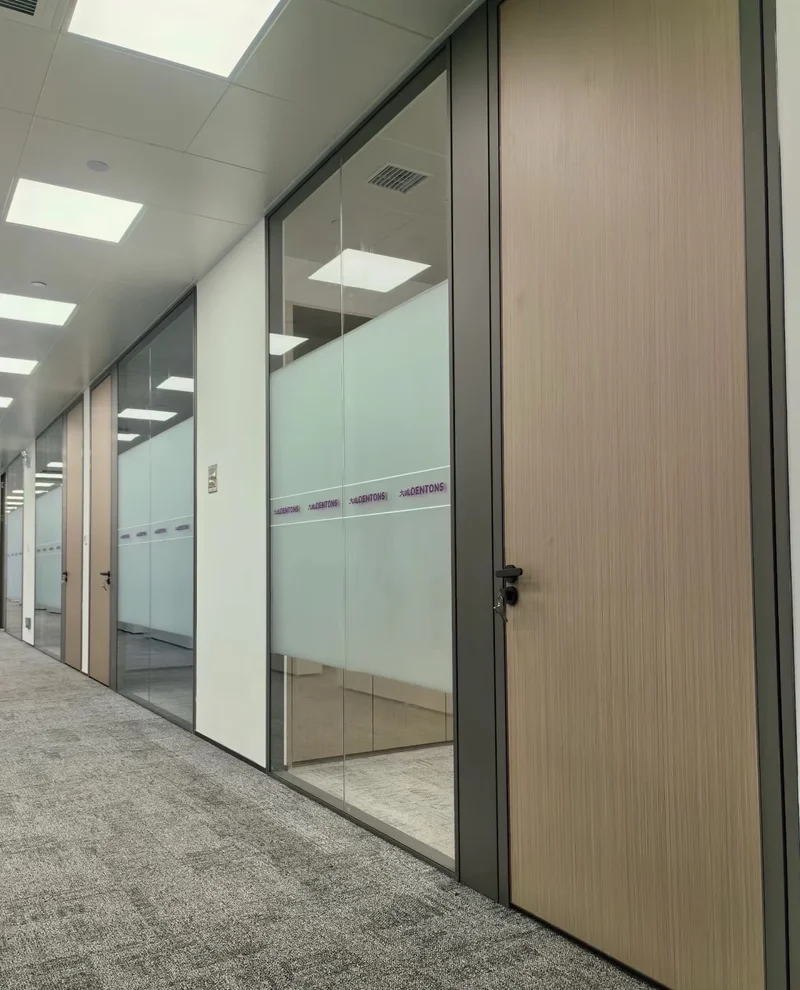 Wood glass door factory direct supply no middleman price advantage for distributors