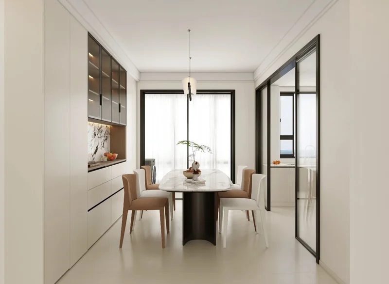 Aluminum Framed Glass Doors Double-Glazed for Office Buildings
