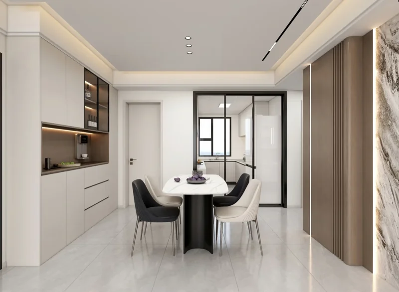 Lightweight aluminum glass doors for renovation projects