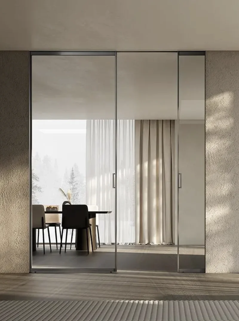 Aluminum glass doors for university campuses