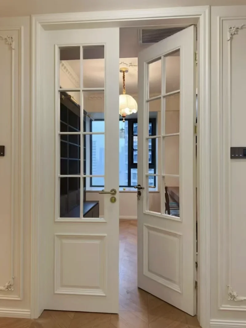 Aluminum glass door sample delivery for project approval