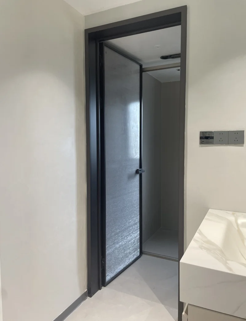 Wenge Wood Glass Doors with Silk-Screen Printed Glass: Elegance Redefined for Luxury Clubs