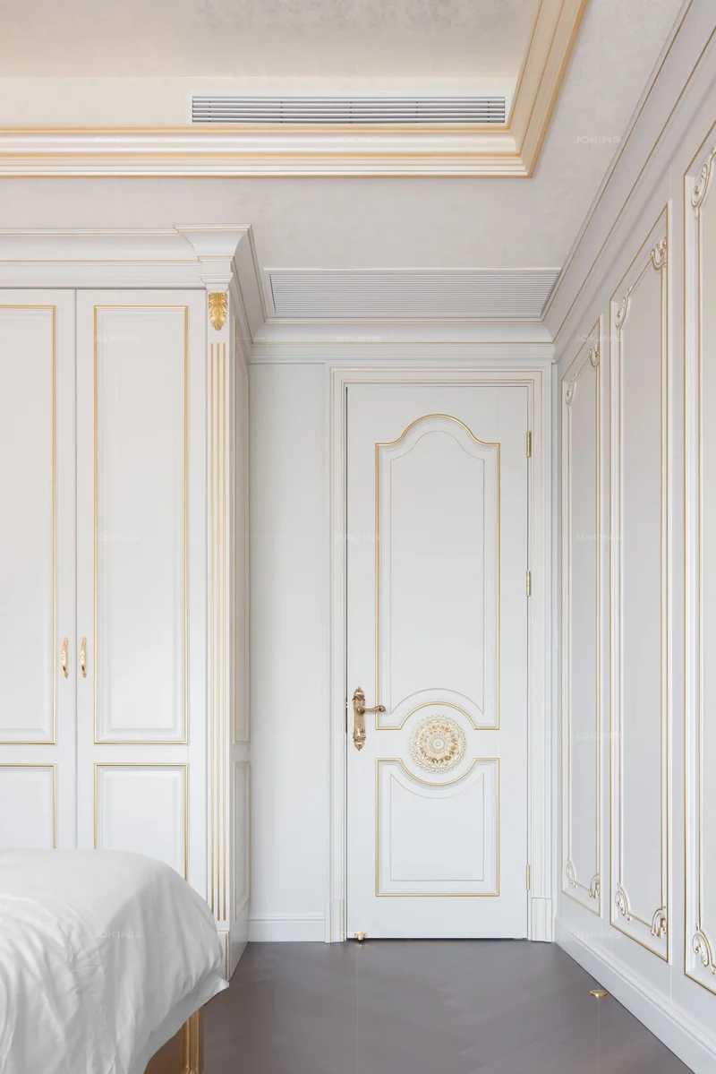 Solid wood door customization manufacturer designer connection CAD drawing effect preview