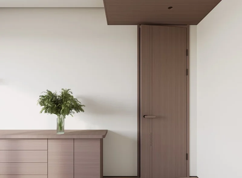 Teak solid wood doors weather-resistant IPX4 for coastal villas