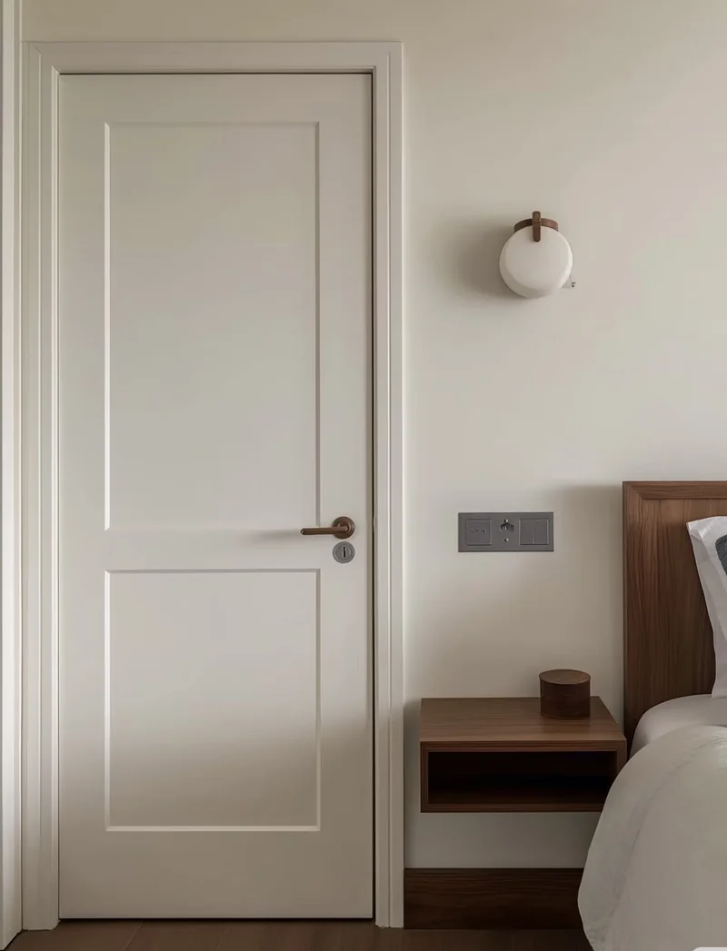 Solid wood doors E0 grade eco-friendly CE certified