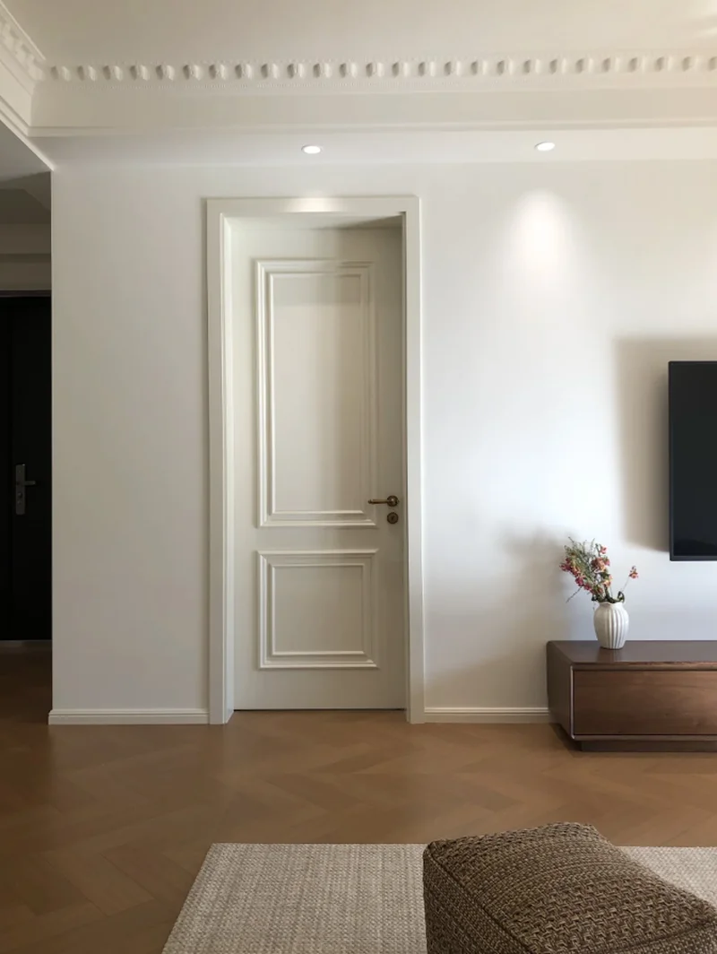 Rosewood solid wood doors high-end with hand-carved details for luxury resorts