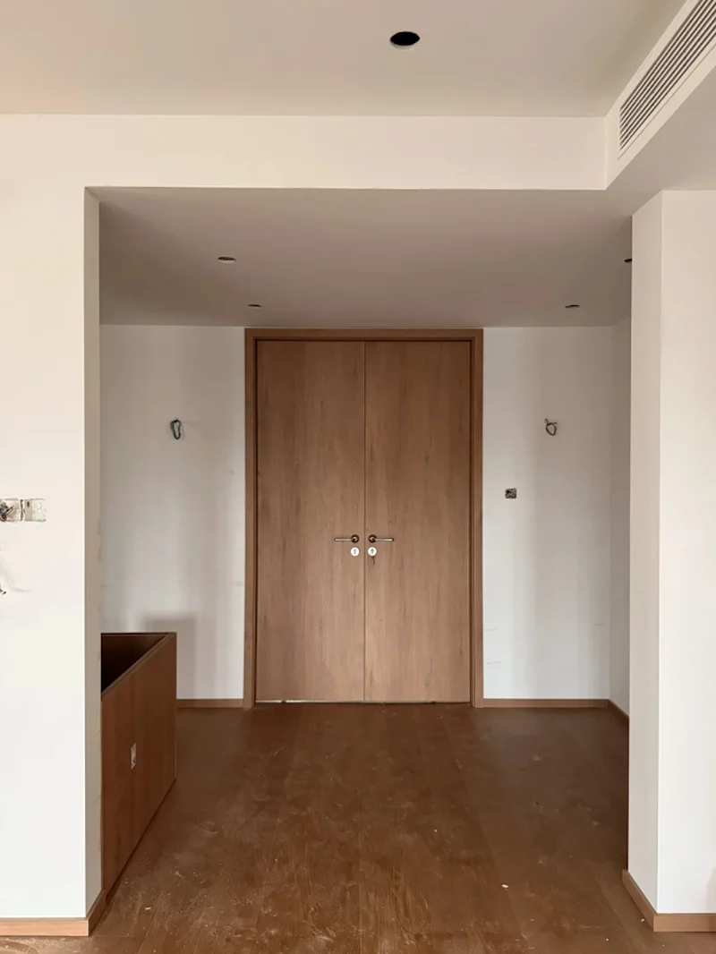 Teak solid wood doors weather-resistant IPX4 for coastal villas