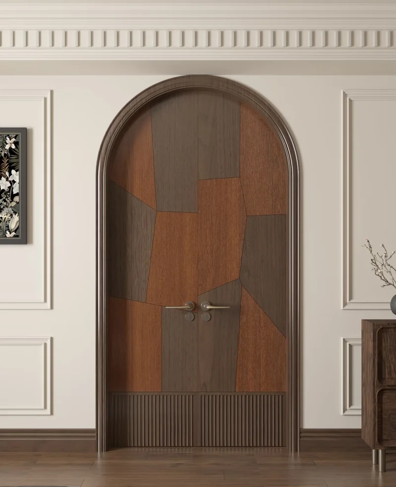 Hotel renovation solid wood door project fast delivery old door replacement