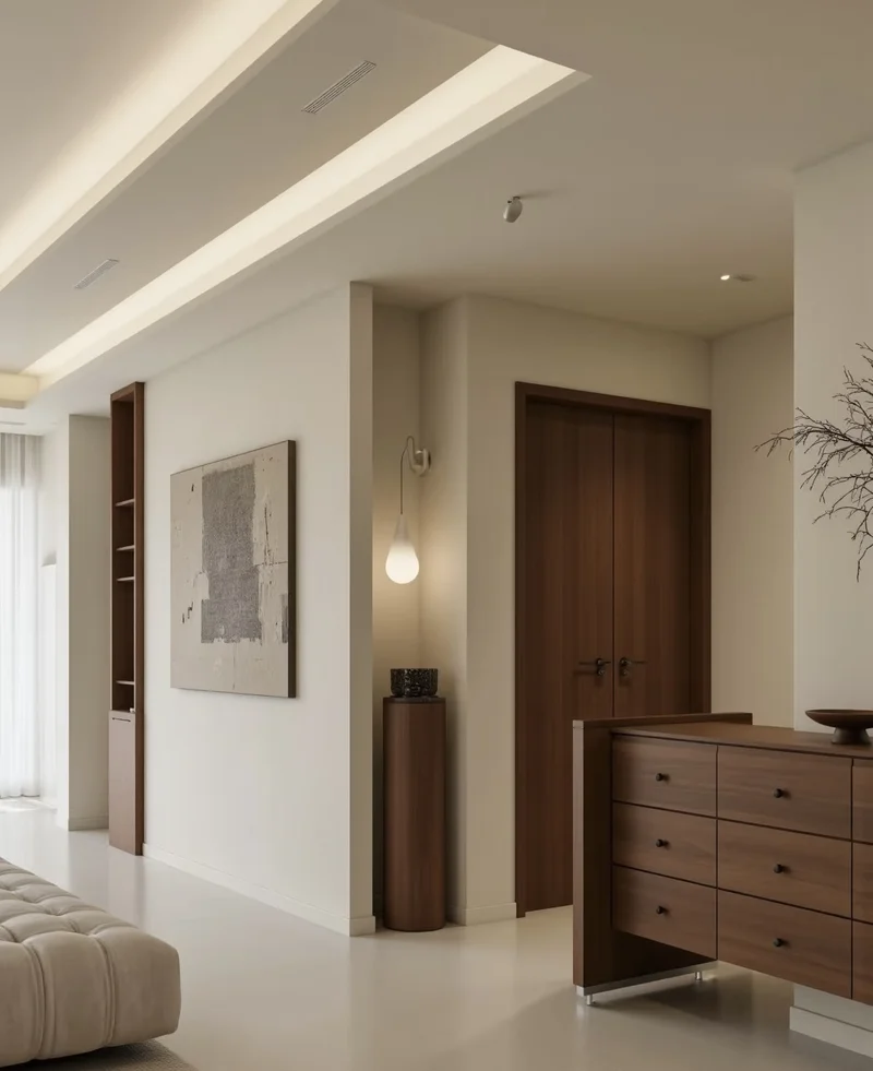 Mahogany solid wood doors fire-retardant for government buildings