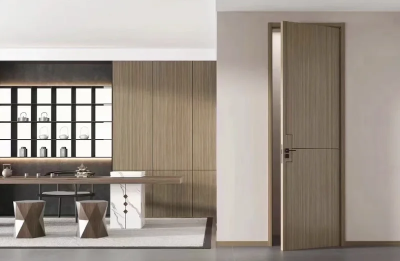Luxury Wenge Solid Wood Doors – Collection-Grade Elegance for Elite Club Interiors