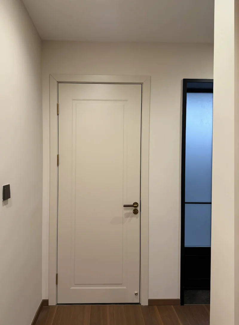 High-end club solid wood door project collection-grade material custom design
