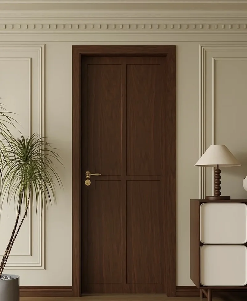 Solid wood door customization service 20+ woods 30+ processes personalized selection