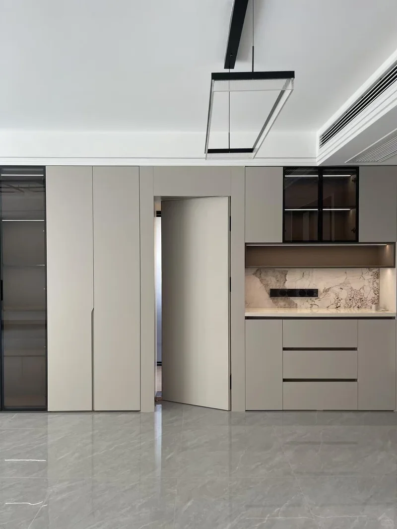 Mahogany solid wood doors fire-retardant for government buildings