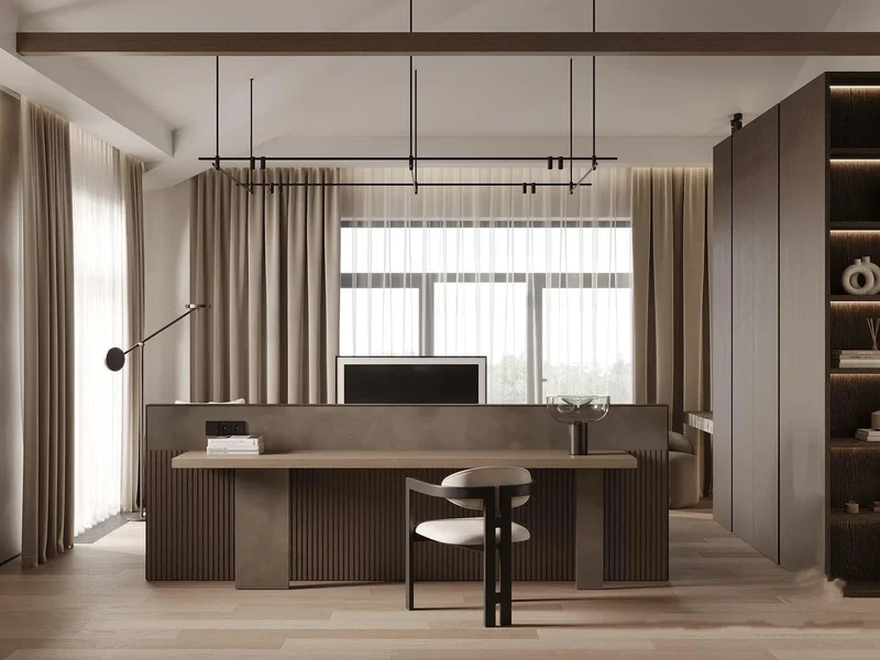 Solid wood doors solid wood grid filling stable structure villa projects