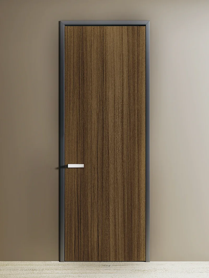 White oak solid wood doors thermally broken for passive house projects