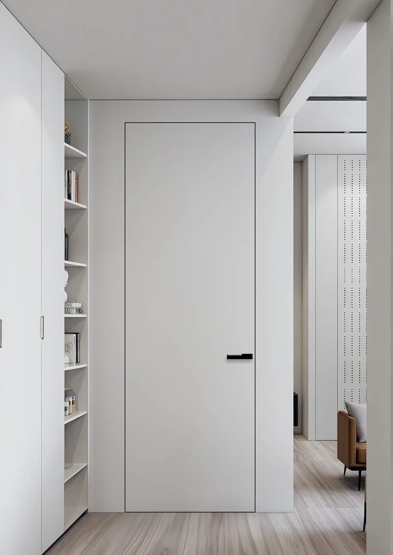 Villa community solid wood door supporting unified design batch delivery