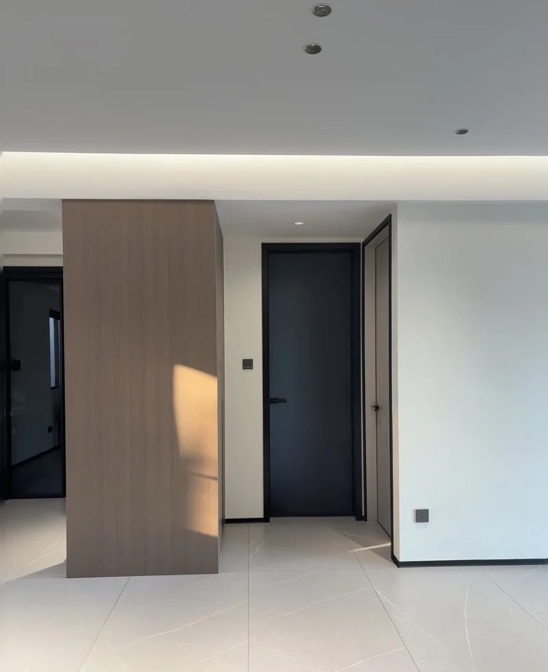 Villa community solid wood door supporting unified design batch delivery