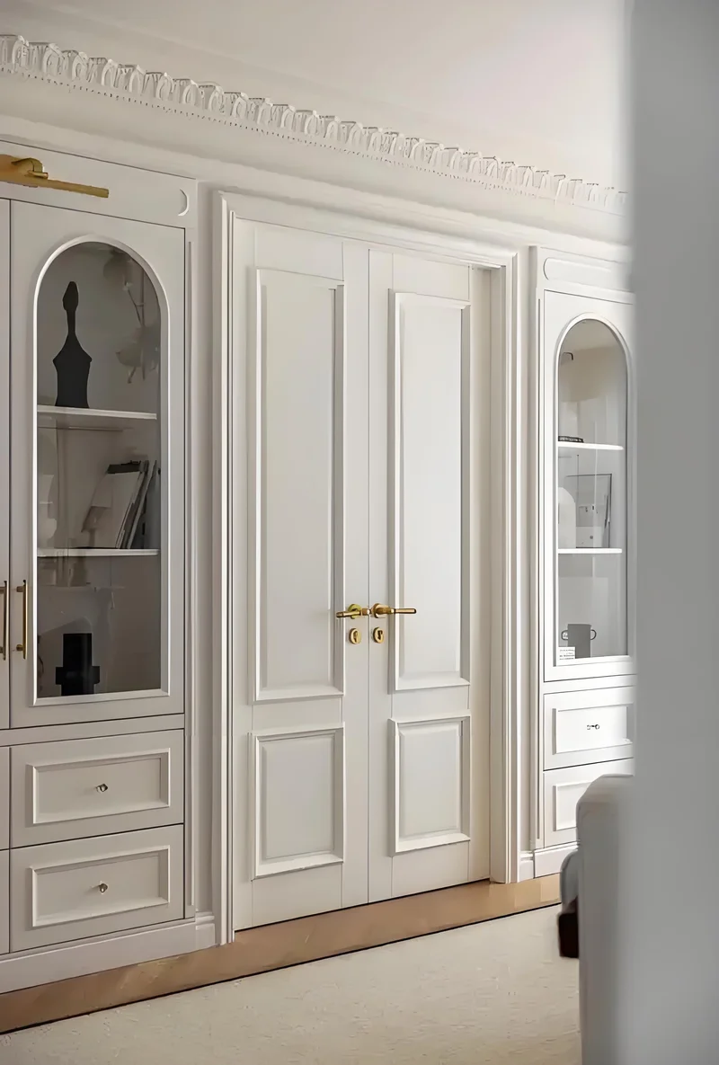 Premium Mahogany Solid Wood Doors for High-End Villa Projects – Elegance Meets Natural Grain Beauty