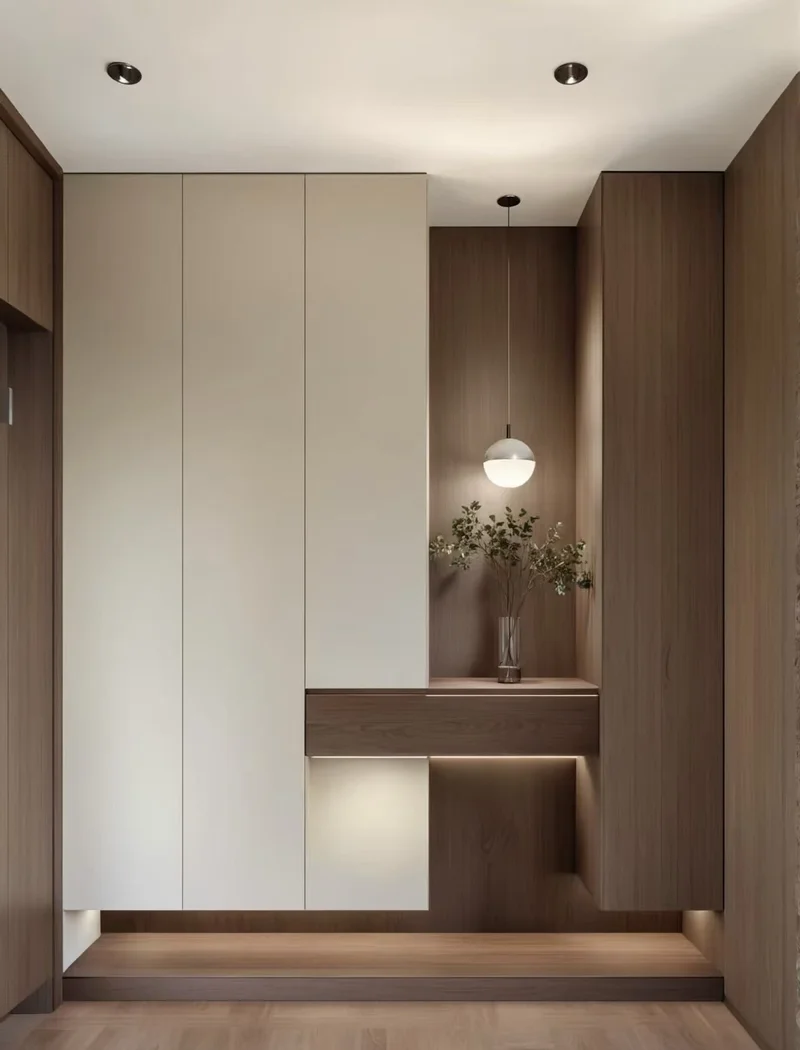 White oak solid wood doors thermally broken for passive house projects