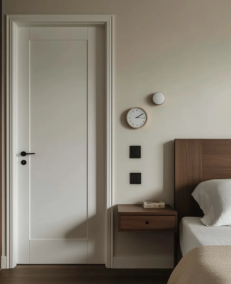 Solid wood door customization manufacturer designer connection CAD drawing effect preview