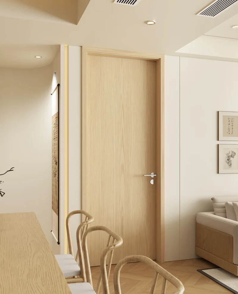 Solid wood doors moisture content 8-12% export Russia